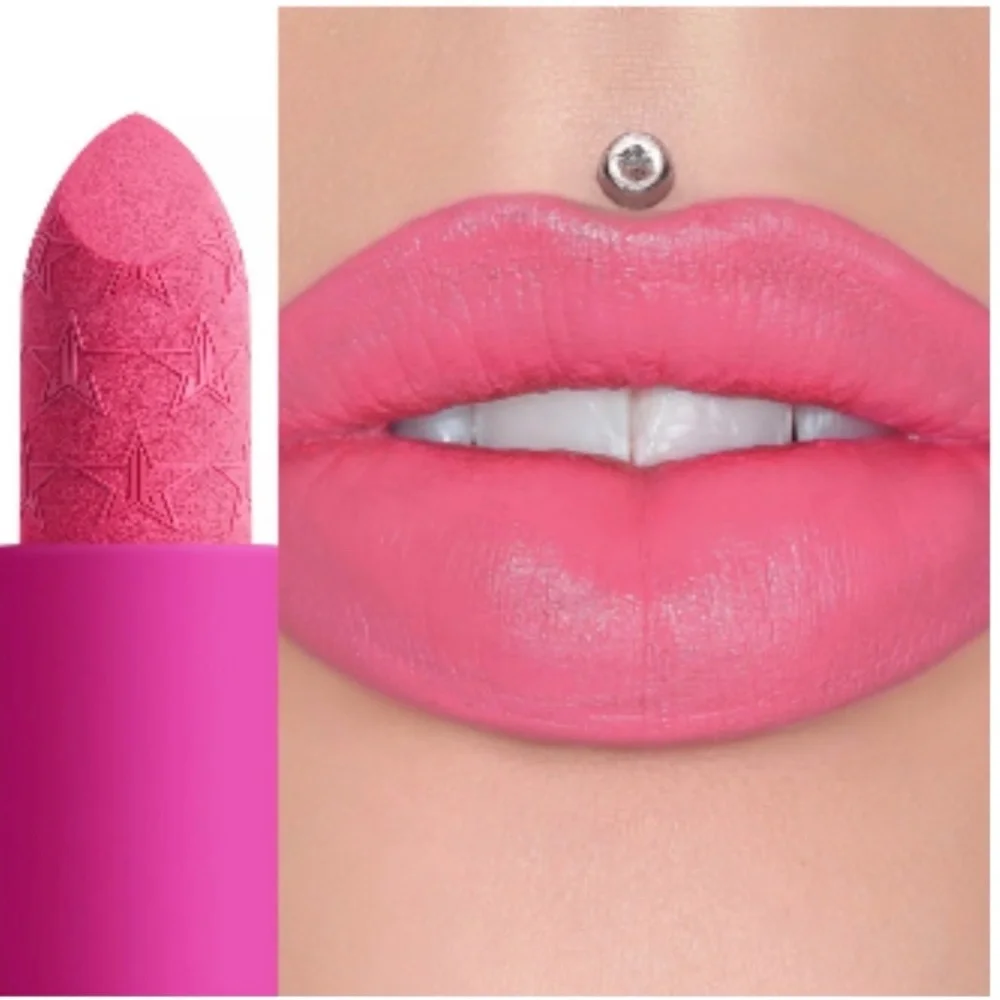 CULT OF ROSES New in Box Jeffree Star Velvet Trap Lipstick Watermelon Pink Matte